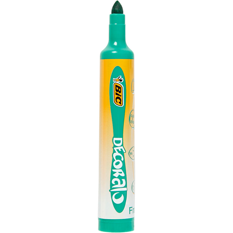 BIC Decoro Jumbo Marker, Liniendicke 4 mm, verschiedene Farben, 30 Stück 1 Box