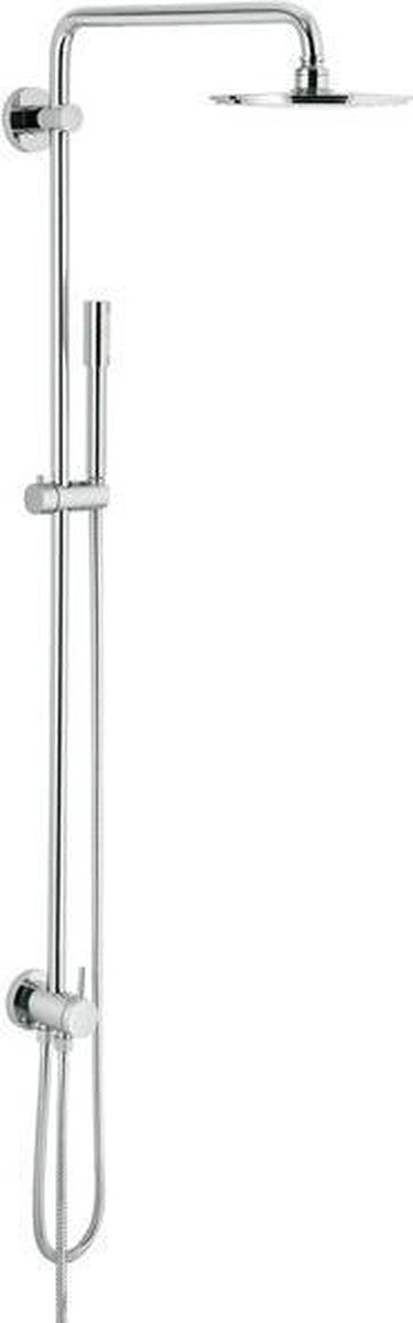 Grohe Rainshower modernes Duschsystem – Regenbrause Ø 21 cm – mit Umsteller – Chrom