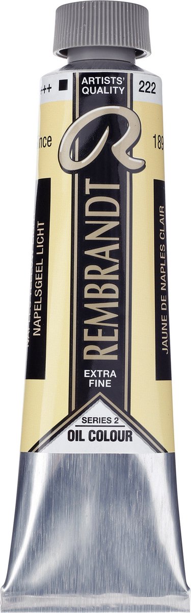 Rembrandt Ölfarbe Neapelgelb hell 222 40 ml