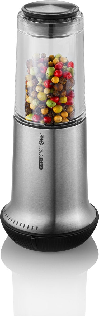 Gefu x-plosion® Pfeffer- oder Salzmühle L – Cyclone® Keramikmahlwerk – 16 Mahleinstellungen – 18,5 cm
