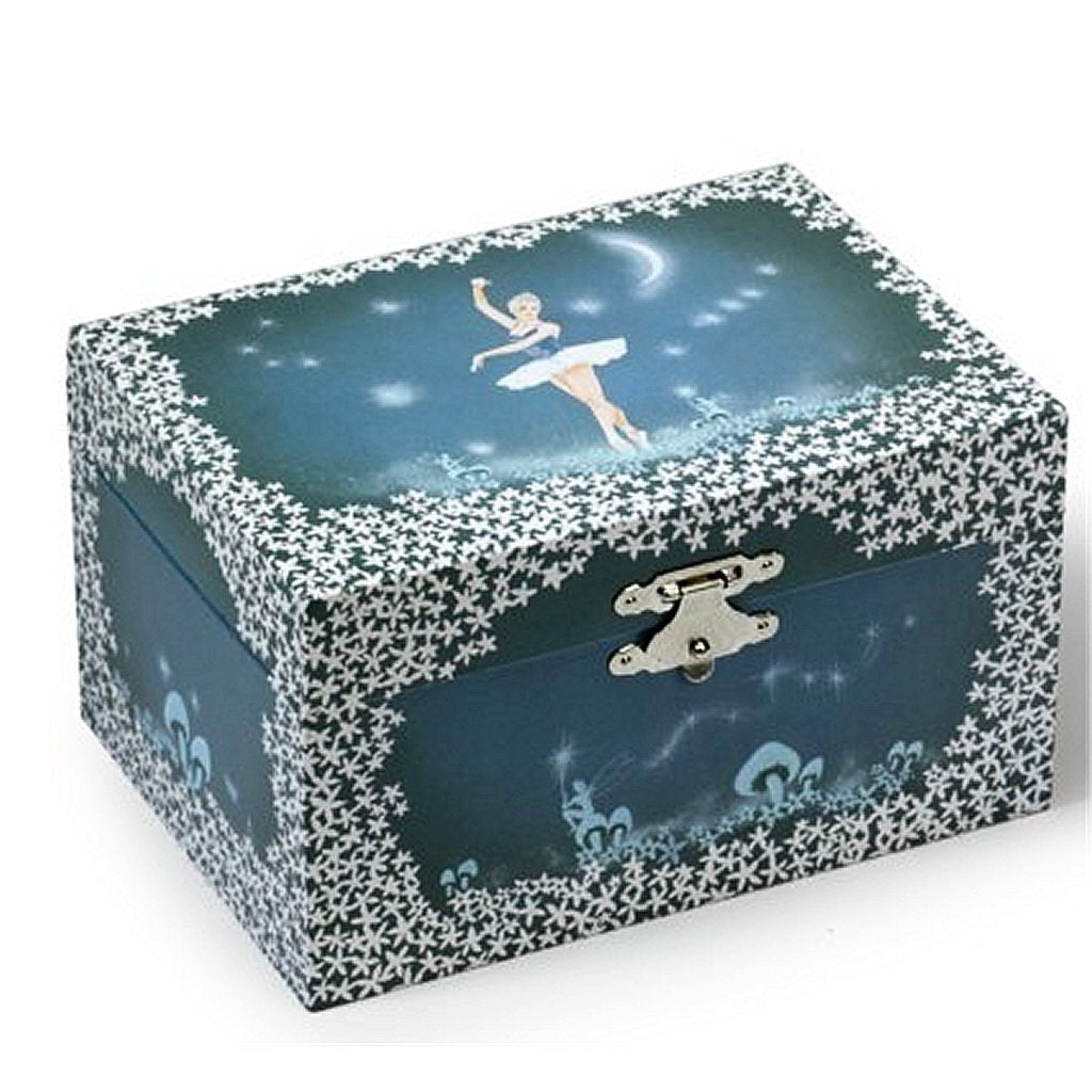 Einfach für Kinder einfach für Juwelier Music Box Ballerina White Kleid Blau Weiß