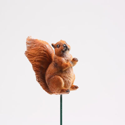Bauernhofholztiere Eichhörnchen auf Stab 8x4x6 cm