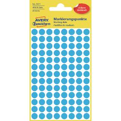 Markierungspunkte Avery 3011 blau 8 mm