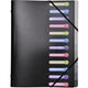 Sortiermappe Exacompta 55981e Polypropylen 25x32cm A4 schwarz