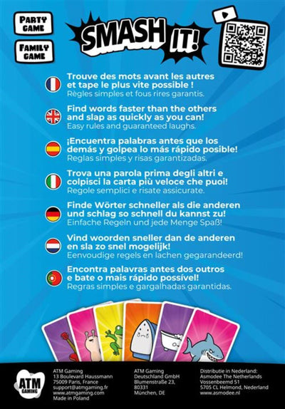 Asmodee zerschmettert es! Kartenspiel (NL-Version)