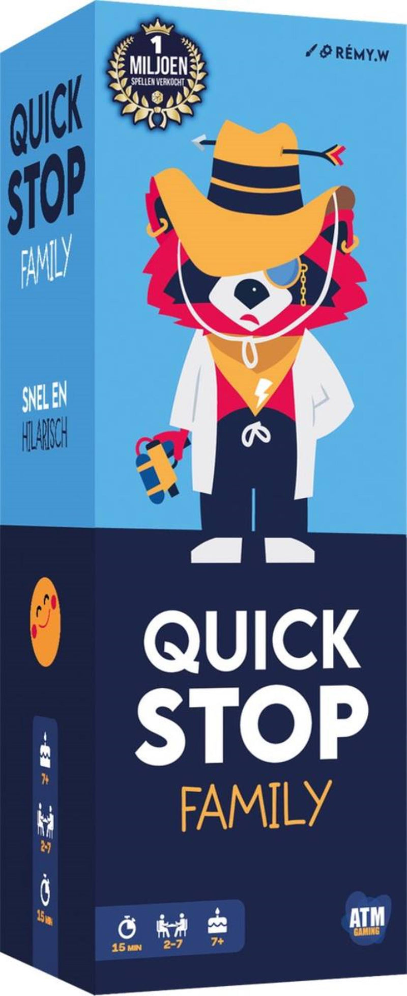 Schnelles Kartenspiel der Asmodee Quickstop-Familie