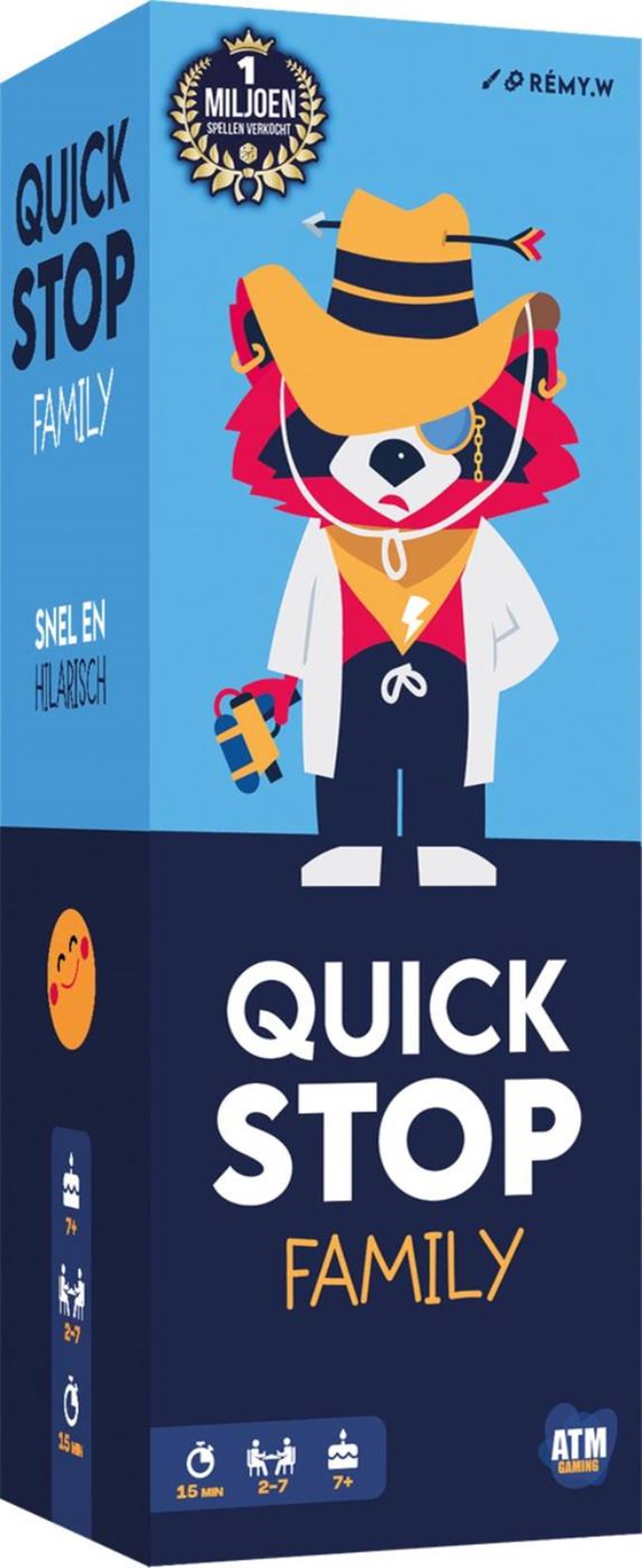 Schnelles Kartenspiel der Asmodee Quickstop-Familie