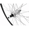 Hinterrad 28'' Aluminium ZAC 2000 schwarz geschliffene Felge - Freilauf - Vollachse