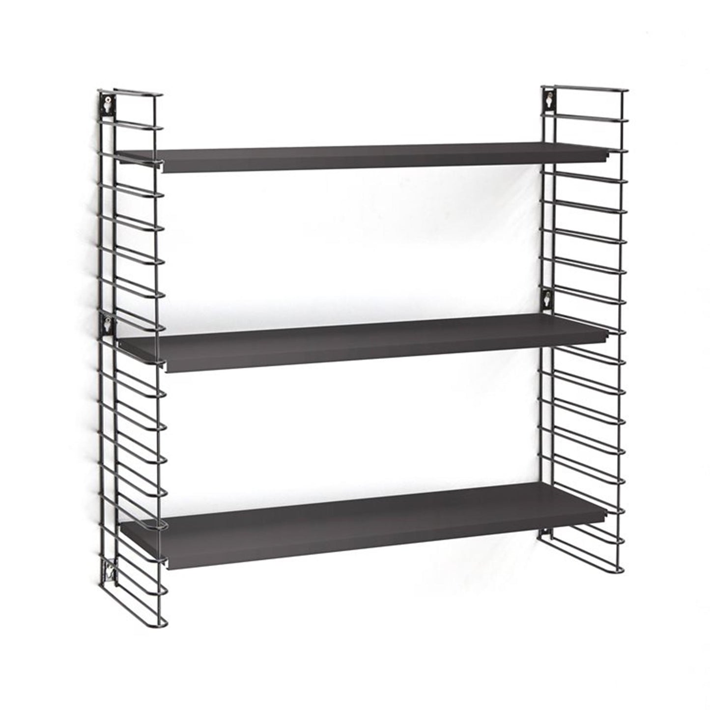 Tomado Bücherregal Retro Schwarz 70x21x68cm