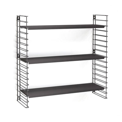 Tomado Bücherregal Retro Schwarz 70x21x68cm