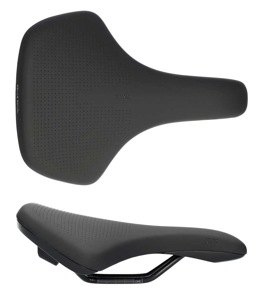 Royal Royal Vivo 1405 DRN Komfort Unisex Sattel schwarzer OEM