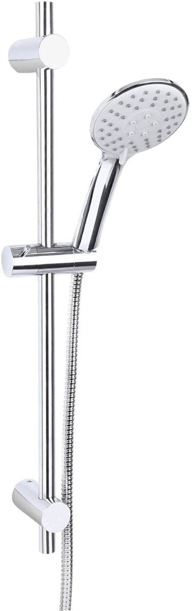 Differnz Schiebestangenset Deluxe 54 cm mit Handbrause und Chrom-Brauseschlauch