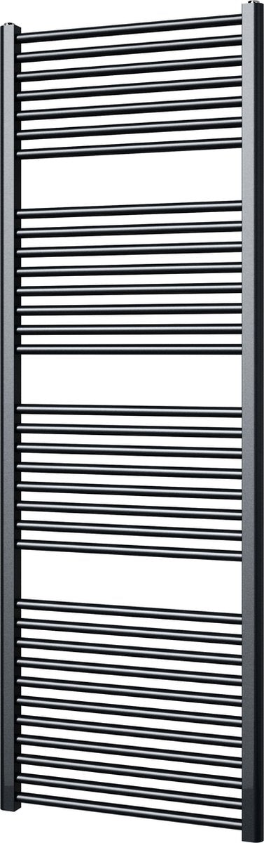Plieger Palermo Designheizkörper – Handtuchheizkörper – 170,2 cm x 50 cm – 799 Watt – Anthrazit-Metallic