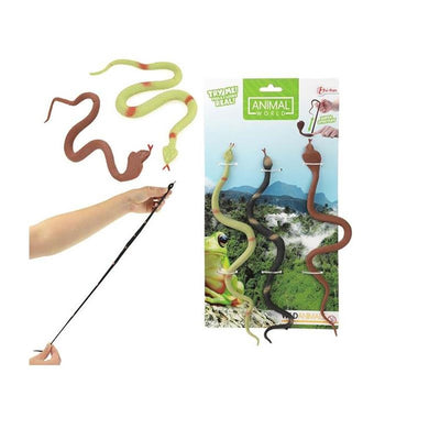 Toi-toys lebensechte Schlangen dehnbar, 3st.