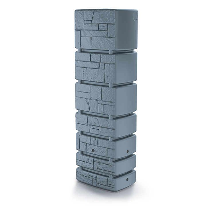 Prosperplast 1071713 - Regentonne 350l Turm steingrau | 1 Stk