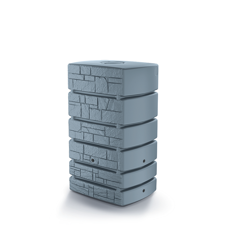 Prosperplast 1071714 - Regentonne 500l Turm steingrau | 1 Stk