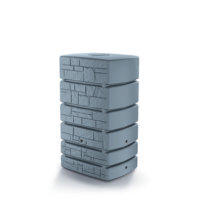 Prosperplast 1071714 - Regentonne 500l Turm steingrau | 1 Stk