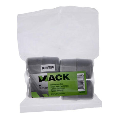 Mack 1069042 - Türstoppergummi grau 30 x 25 mm 8 Stück | 6 Stück
