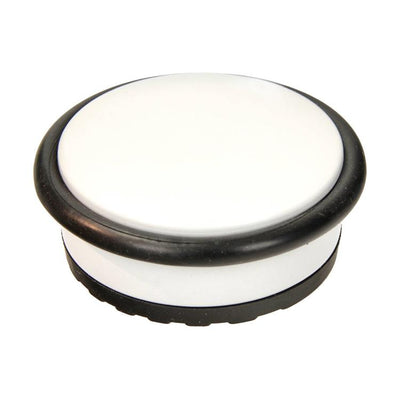 Mack 1069044 – schwerer Türstopper weiß 1,3 kg ø 95 mm Höhe 35 mm | 6 Stück