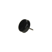 Mack 1066768 - Stuhlgleiternagel Kunststoff schwarz ø 19 mm 12 Stück | 6 Stück - afbeelding 1