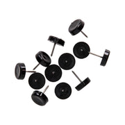 Mack 1066768 - Stuhlgleiternagel Kunststoff schwarz ø 19 mm 12 Stück | 6 Stück - afbeelding 3