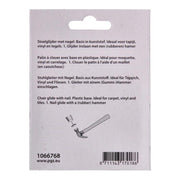 Mack 1066768 - Stuhlgleiternagel Kunststoff schwarz ø 19 mm 12 Stück | 6 Stück - afbeelding 4
