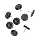 Mack 1066769 - Stuhlgleiternagel Kunststoff schwarz ø 25 mm 8 Stück | 6 Stück - afbeelding 3