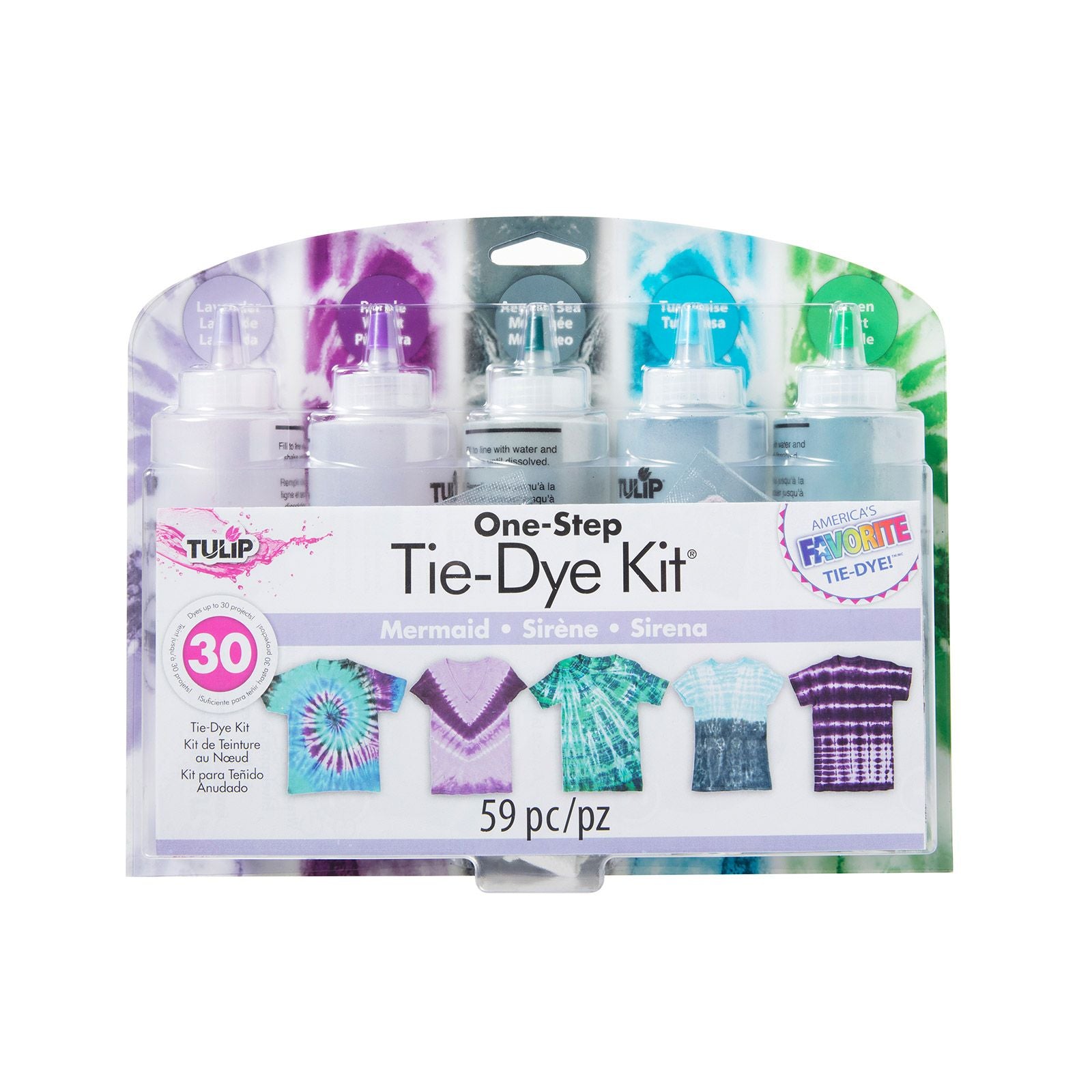 Tulpe One-Step Tie Dye Tulpe • Tie-Dye Kit 5 Farben Meerjungfrau