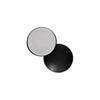 Mack 1069035 - Türstopper selbstklebend schwarz ø 40 mm 2 Stück | 6 Stück