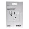 Mack 1069046 - Türstoppergummi + Schraube weiß 30 x 35 mm 2 Stück | 6 Stück