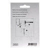 Mack 1069023 - Türstoppergummi + Schraube schwarz 30 x 35 mm 2 Stück | 6 Stück