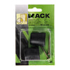 Mack 1069023 - Türstoppergummi + Schraube schwarz 30 x 35 mm 2 Stück | 6 Stück