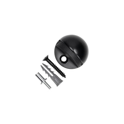 Mack 1069024 - Halbmond-Türstopper schwarz ø 44 mm 1 St. Stk. | 6 Stück