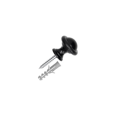 Mack 1069033 - Türstoppzylinder Modell schwarz ø 28h28 mm 1 Stk. | 6 Stück