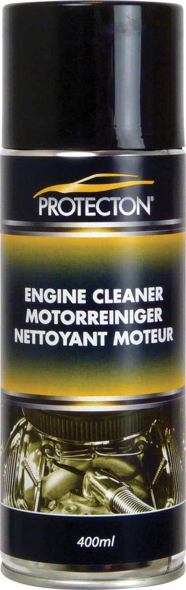 Protecton Motorreiniger – für eine gute und gründliche Reinigung von Motoren – hohe Lösungskraft – löst mühelos Fett und Schmutz – 400 ml