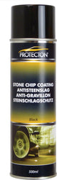 Protecton Anti-Steinschlag – Schutzmittel für Karosserieteile – Korrosionsschutzwirkung – schalldämmend – überlackierbar – Schwarz – 500 ml