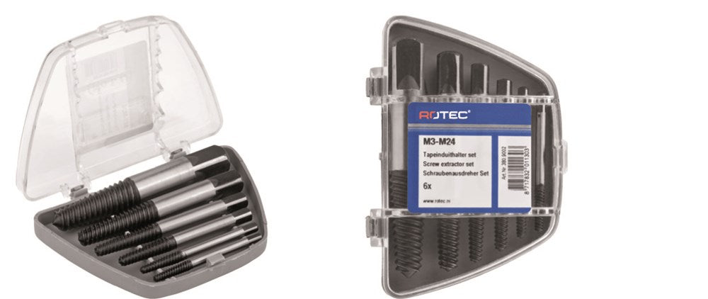 Rotec Bolzenausdreher-Set 1-5 m3-m18