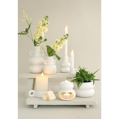Ideas 4 Seasons Chubby Blumentopf gebrochenes Weiß ø9xh6,4cm