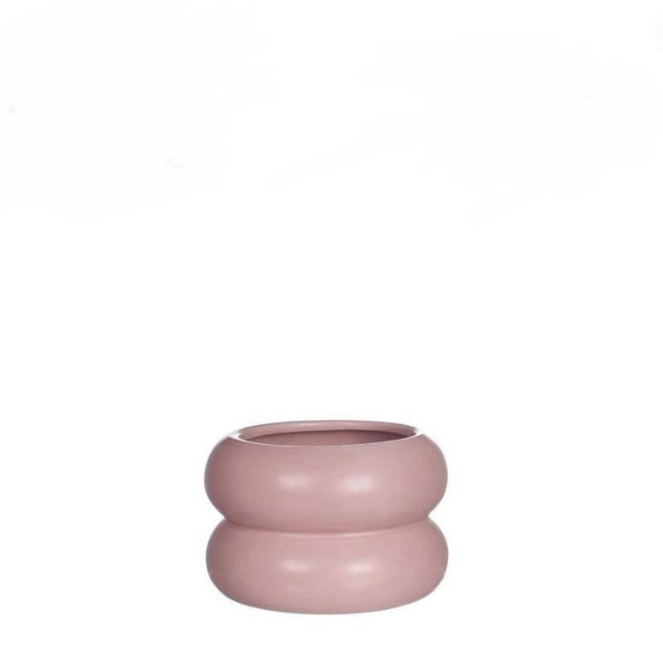 Ideas 4 Seasons Chubby Blumentopf rosa ø9xh6,4cm