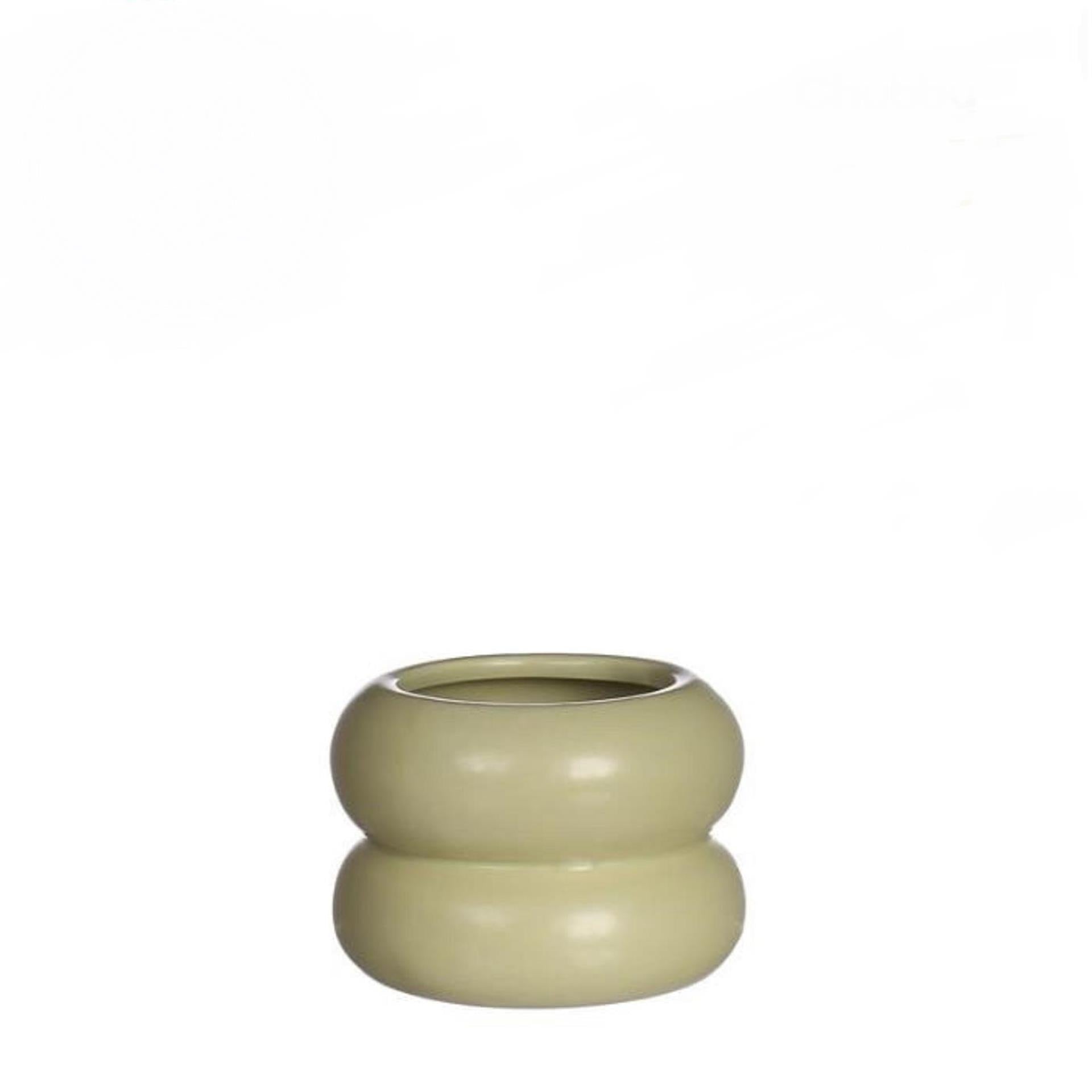 Ideen 4 Jahreszeiten Chubby Blumentopf Jadegrün ø9xh6,4cm