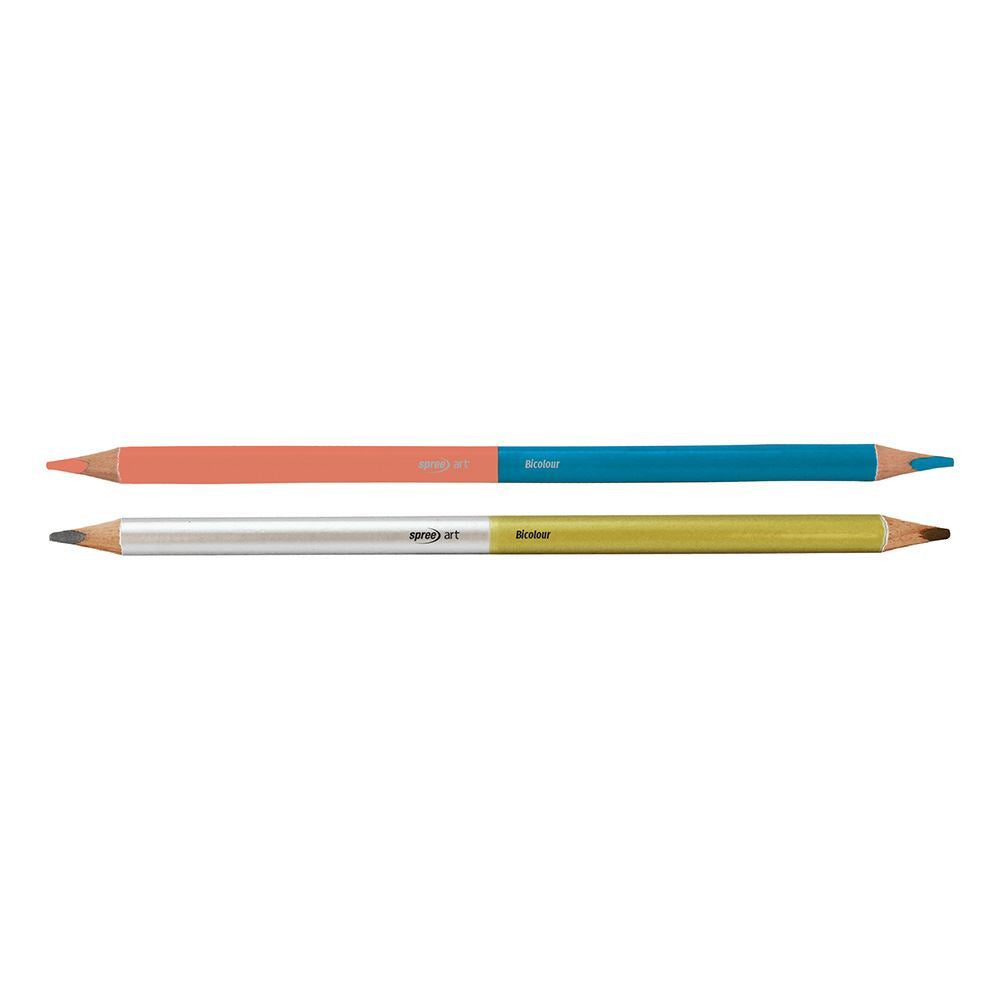 Bleistift 12x2 Farben. dreieckig. 3mm g