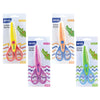 Zickzack-Kinderschere 15,5 cm. 4 Farben.
