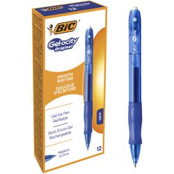 Ty Gel-Tintenroller Bic Veloci blau 12 Stück