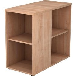 Bach-Schreibtisch-Hochschrank mit Schubladen, Nussbaum, 40 x 80 x 72 cm