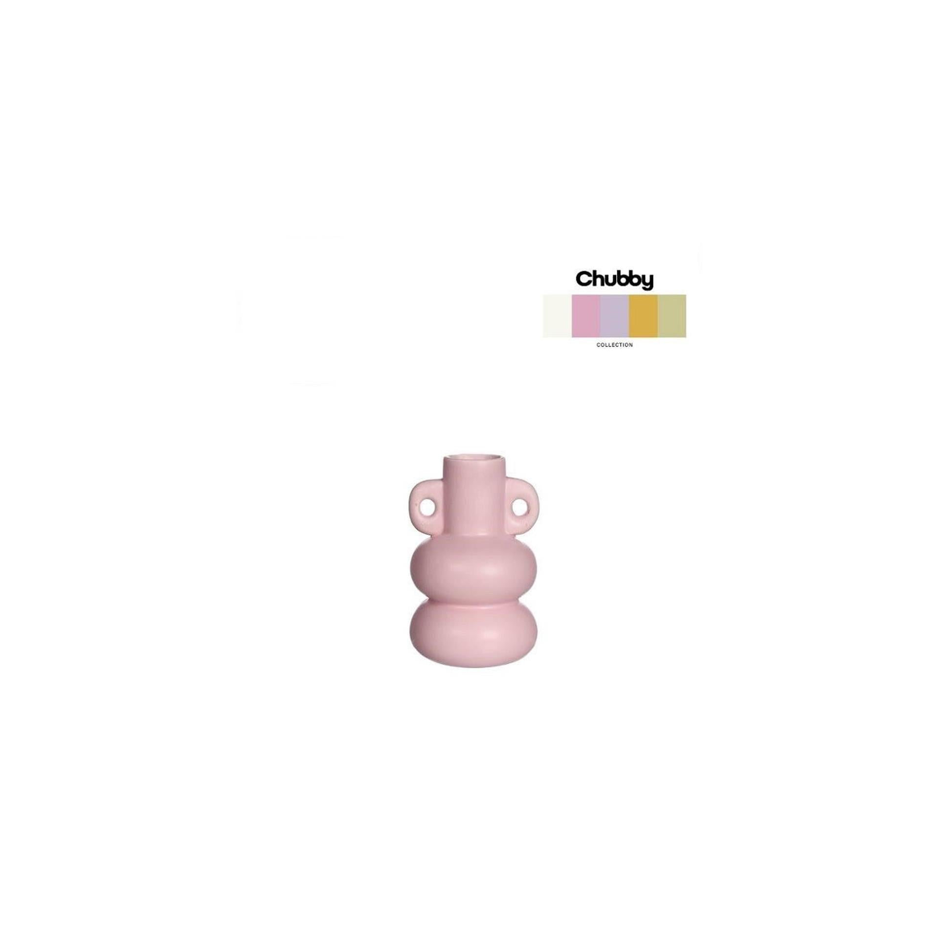Ideas 4 Seasons Chubby Kerzenhalter H12cm rosa