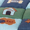 Trixie Dog Cushion Patchwork Blaugrün