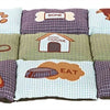 Trixie Dog Cushion Patchwork Blaugrün