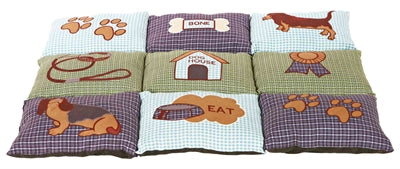 Trixie Dog Cushion Patchwork Blaugrün