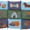 Trixie Dog Cushion Patchwork Blaugrün