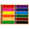 Creativ Company farbige Stifte, Füllung 5 mm, Jumbo, verschiedene Farben, 144 Stück 1 Box